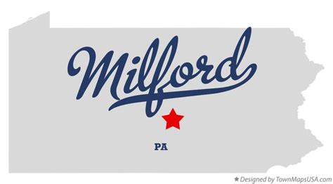 Map of Milford, Juniata County, PA, Pennsylvania