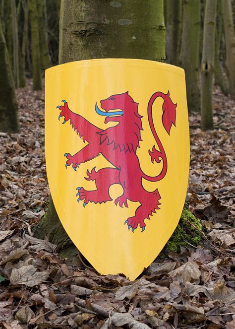 Shield Of Robert The Bruce Wood Medieval Shield Wooden Shield