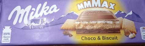 Milka Mmmax Czekolada Mleczna Z Herbatnikiem I Nadzieniem Kakaowym