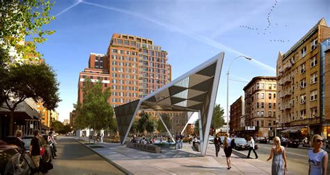 Renderings Revealed For West Villages New Triangular Park That Will