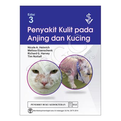 Buku Kedokteran Hewan Buku Penyakit Kulit Pada Anjing Kucing Edisi