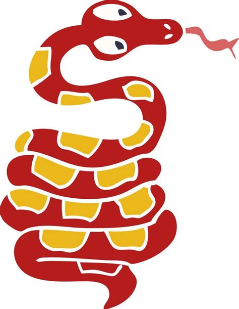 cartoon red snake 13505955 Vector Art at Vecteezy