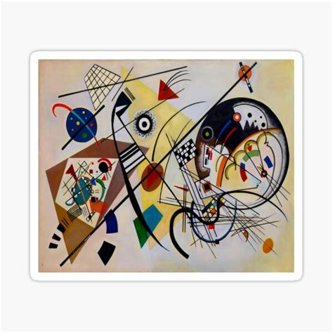 Wassily Kandinsky Sticker For Sale By Youssef Art Redbubble