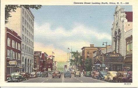 Genesee St Looking North Utica Ny Street Look Street View New York