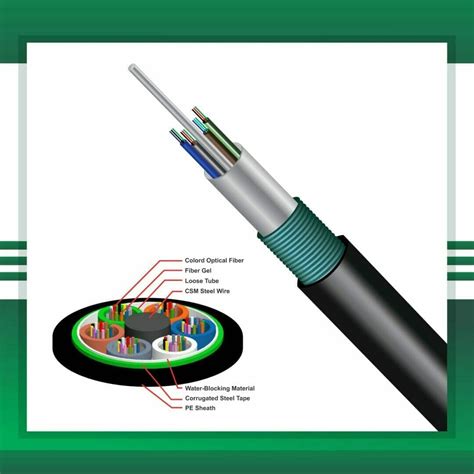 Fiber Optic Cable Multi Mode 6core Armored Fiber Optic Cable Om4