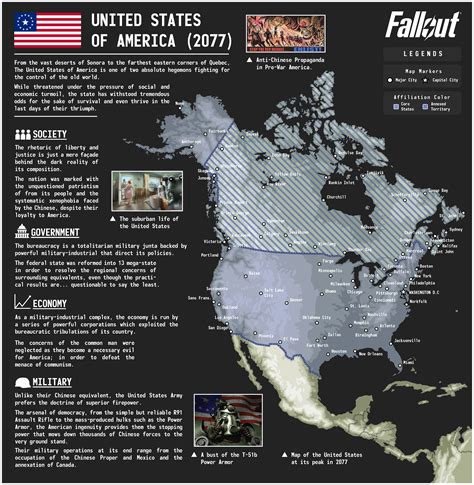 [oc] I Made Another Map Based On The East Coast R Fallout