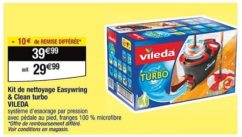 Promo Kit De Lavage Turbo Vileda Chez Auchan ICatalogue Fr