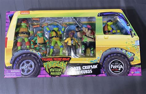 Tmnt Mutant Mayhem Ooze Cruisin Figures Exclusive 6 Pack April Bebop Turtles 43377834779 Ebay