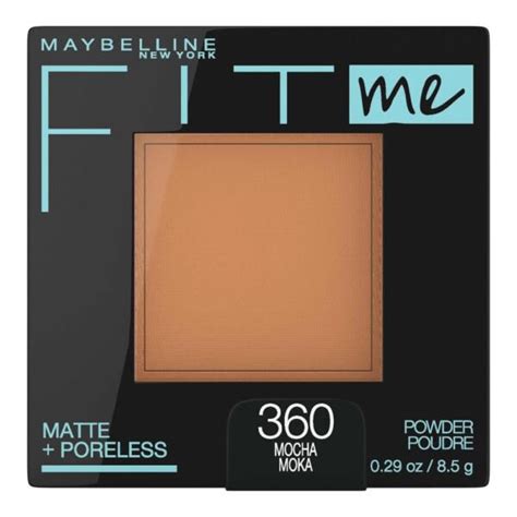 Maybelline Fit Me Matte Poreless Pressed Face Powder Makeup Mocha