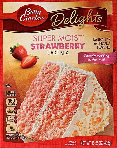 BETTY CROCKER CAKE MIX STRAWBERRY 432G | WHIM