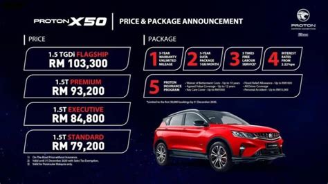 Proton X Harga Terkini Pilihan Warna Varian Spesifikasi