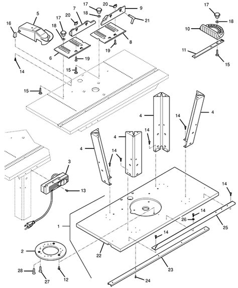 Ryobi RT401W Router Table | Partswarehouse