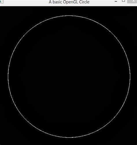 OpenGL Projects: How to Draw Circle in OpenGL