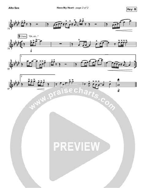 Have My Heart Alto Sax Sheet Music Pdf Maverick City Music Chris