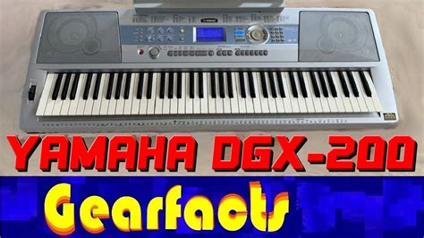 Yamaha Dgx 200 Portable Grand Piano Youtube