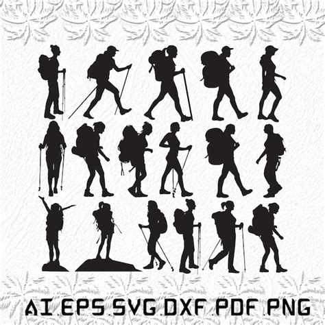 Hiking Svg Etsy