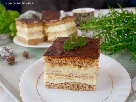 Ciasto Przynęta Brzyduli piernikowy biszkopt z masą grysikową