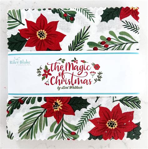 The Magic Christmas Stacker Charm Pack Fabric Christmas