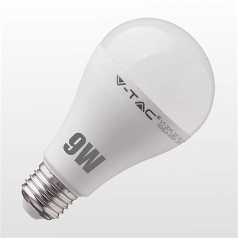 Lampadina A Led Smd V Tac Vt 2099 Attacco E27 9w Corrispondente A 60w