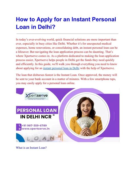 Ppt Instant Personal Loan In Delhi Powerpoint Presentation Free