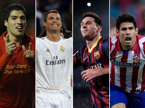 Goals galore: Likes of Luis Suarez, Cristiano Ronaldo and Diego Costa ...