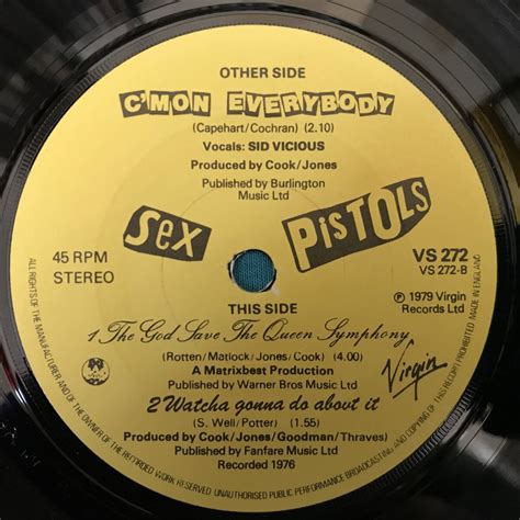 Yahoo オークション UKオリジナル盤7 Sex Pistols C Mon Eve