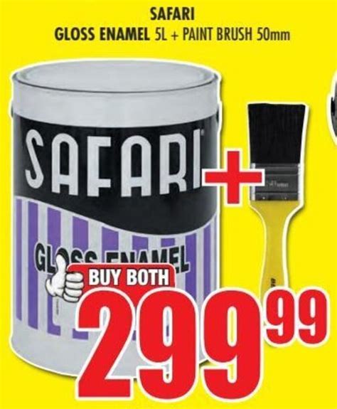 Safari Gloss Enamel L Paint Brush Mm Offer At Boxer Build