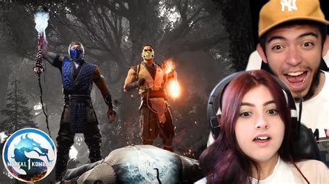 Mortal Kombat Official Gameplay Trailer An Lise Do Trailer React