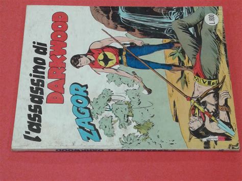 ZAGOR ZENITH GIGANTE ORIGINALE N 266 B Lassassino Di Darkwood