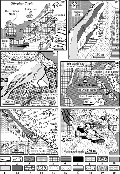 Geological Structural Setting Of The Areas Including The Investigated