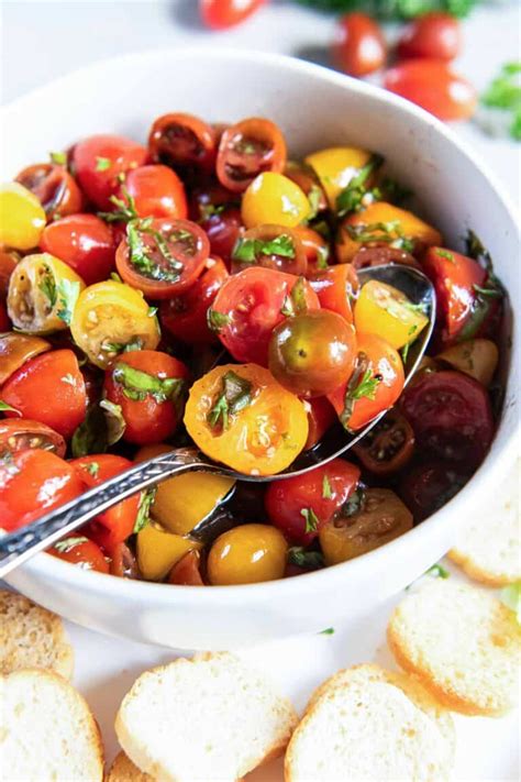 Marinated Cherry Tomatoes Wholesome Made Easy