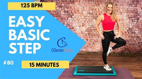 15 Minute Simple Low Impact Step Aerobics Routine For Beginners 125