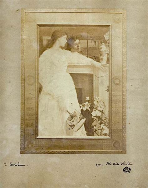 Photograph of Whistler’s painting, Symphony in White No. 2: The Little ...