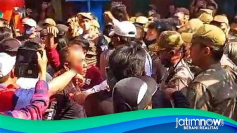 Penertiban Pasar Larangan Sidoarjo Dua Terduga Provokator Diamankan Polisi