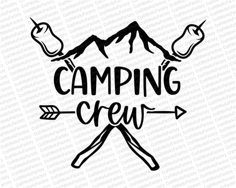 Camping Crew Svg Camp Svg Camping Svg Outdoors Campfire Etsy Schweiz