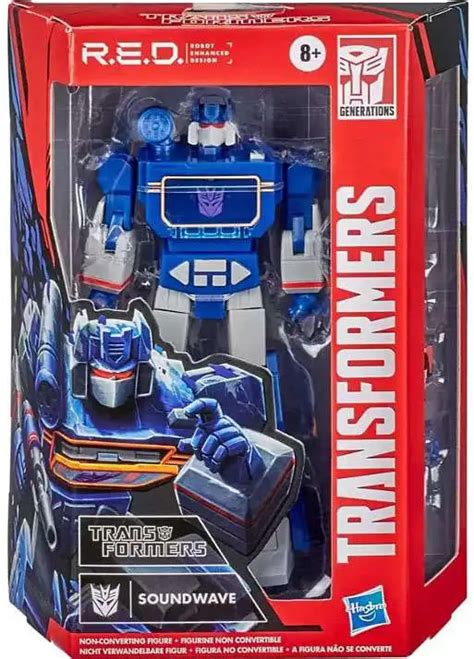 Transformers RED Robot Enhanced Design Vintage G1 Soundwave Action