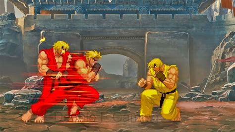 Street Fighter Mugens Ken Burn VS Ken Alpha YouTube