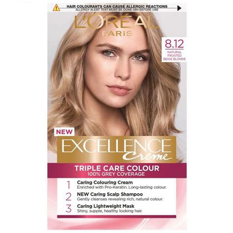 L oreal Excellence Crème Permanent Hair Dye Natural Frosted Beige Blonde Kuantokusta