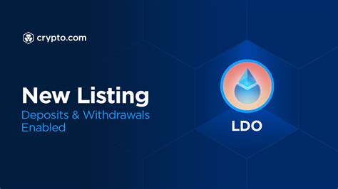 Crypto App Lists Lido Dao Ldo