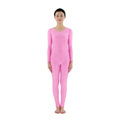 Adult Zentai Long Sleeve Gymnastics Unitard Dance Womens Zentai