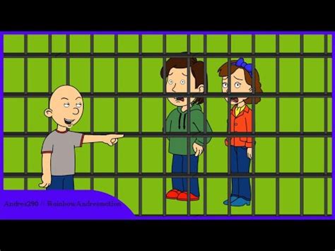 Classic Caillou Gets His Parents Arrested Grounded Caillou Bails His