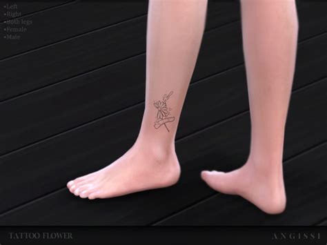 The Sims Resource Tattoo Flower