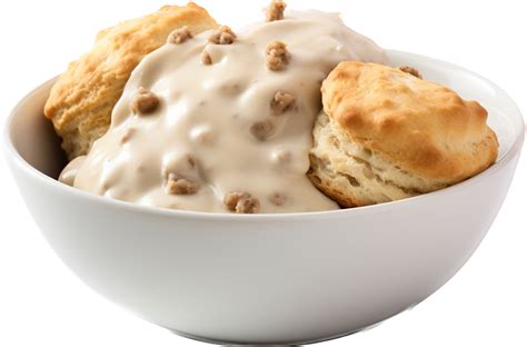 Biscuits and gravy with . 25268564 PNG