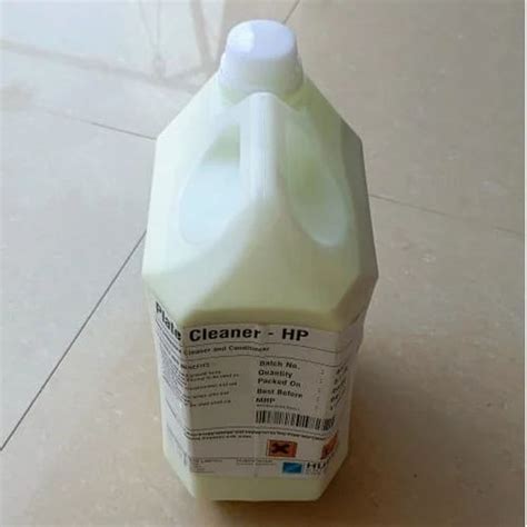 Resin Plate Cleaner Hp Printing Chemicals Liquid Packaging Size L