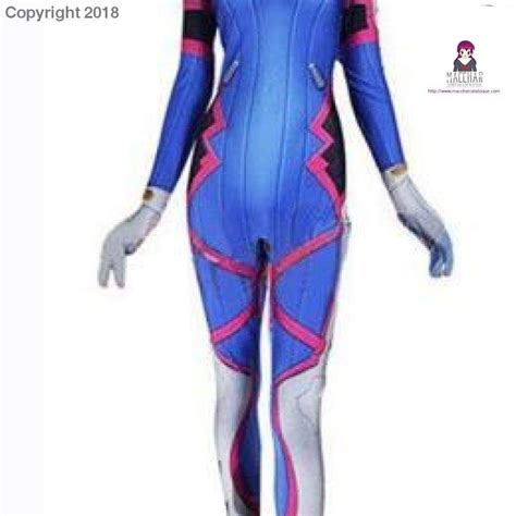 D Va Costume Female Women Girls Lady Halloween Cosplay Dva Zentai