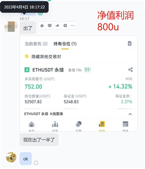 币圈三马哥 On Binance Feed Eth 多单到达1835 止盈半仓 设置开仓价1808止损 恭喜各位 大幅度盈利！ Btc