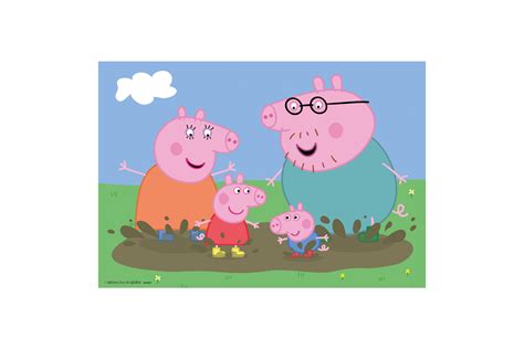 Peppa Pig et ses Amis 2 Puzzles de 48 Pièces Dino MesCadeaux