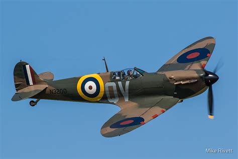 Supermarine Spitfire Mk1 By Mike Rivett Redbubble