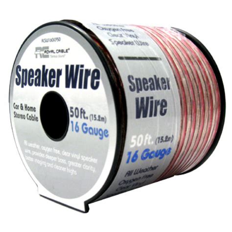 RCW16 50 Royal Cable 50 Ft 16 Gauge Speaker Wire