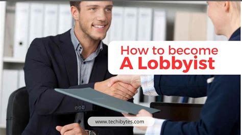 How To Become A Lobbyist